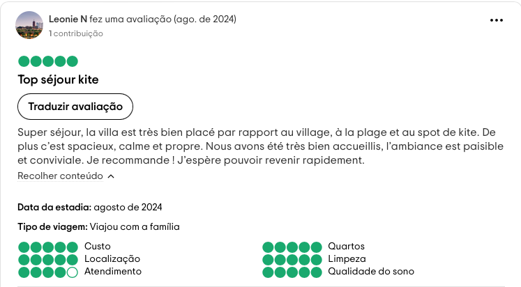 Tripadivsor evaluation