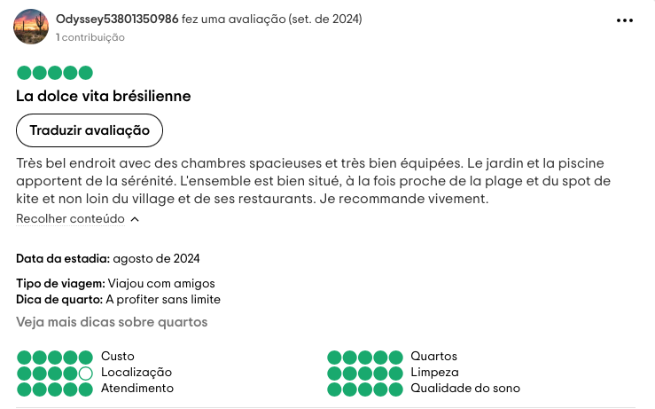 Tripadivsor evaluation