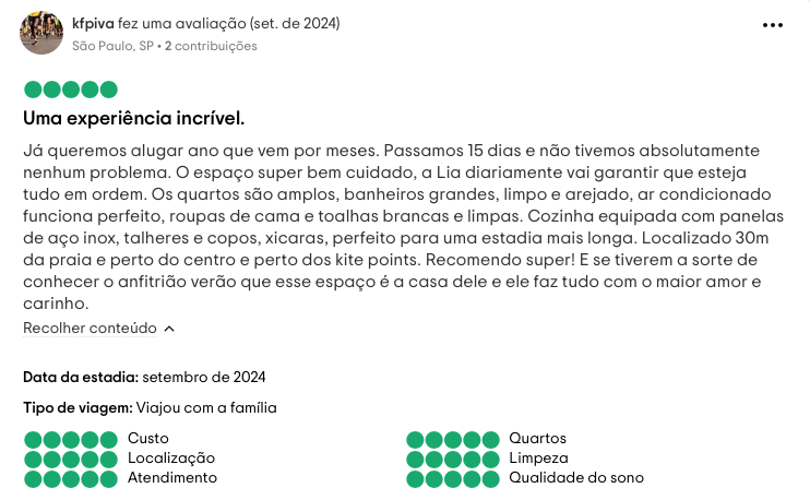 Tripadivsor evaluation